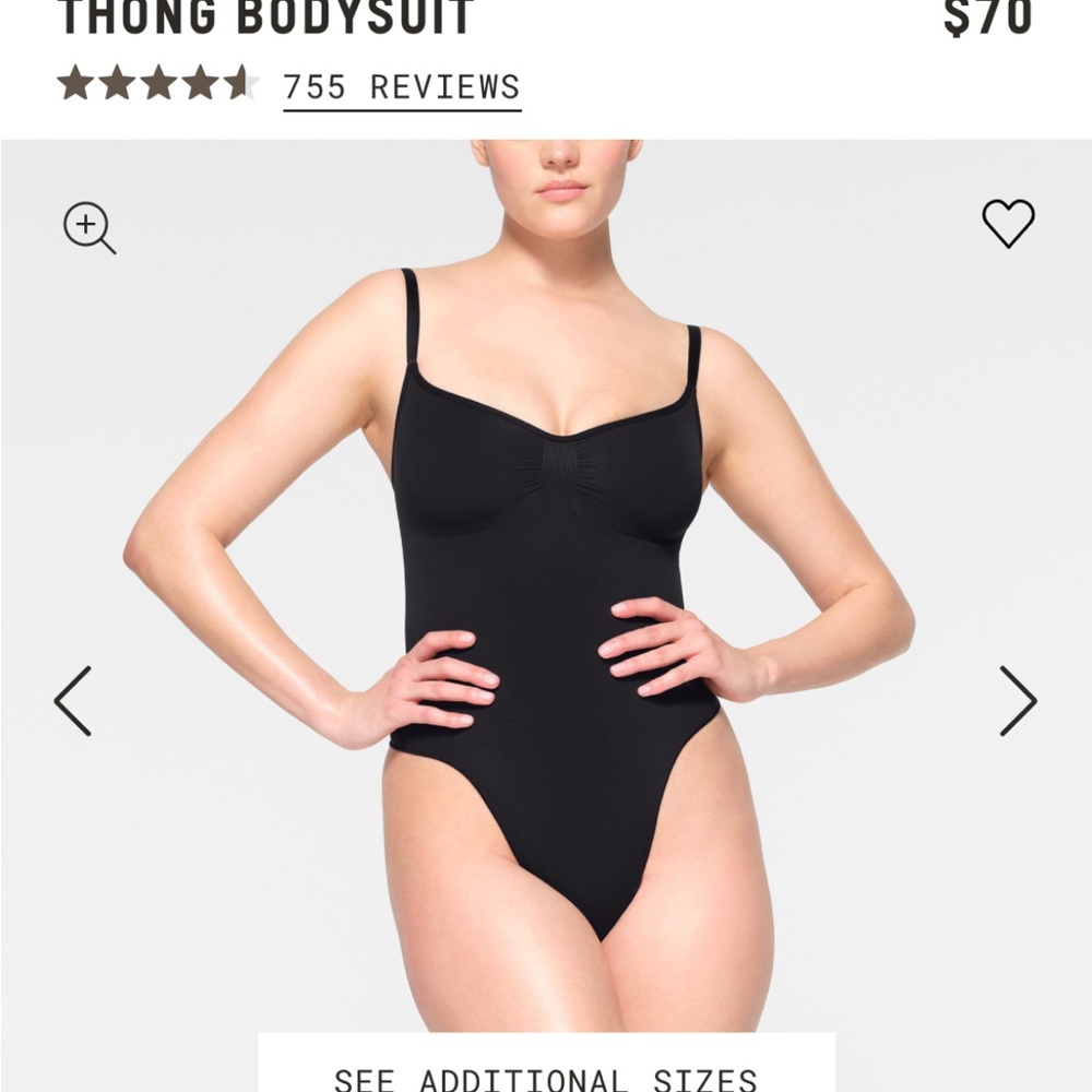 Elegant Black Thong Bodysuit